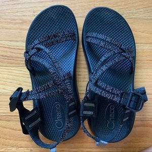 Black and White Chacos